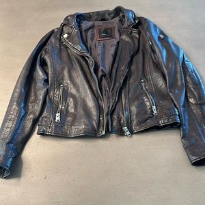 Mauritius Sofia RF Leather Jacket in Oxblood